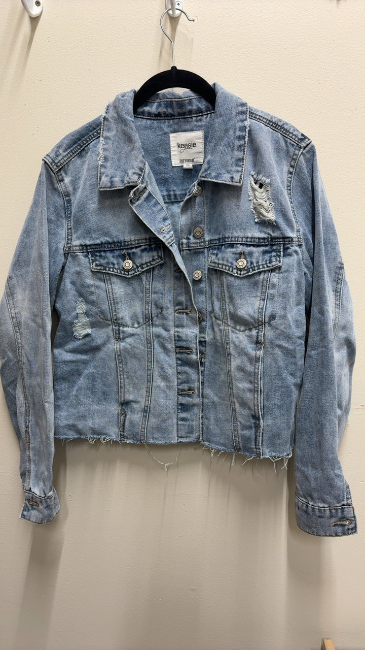 kensie jeans Jacket M Blue