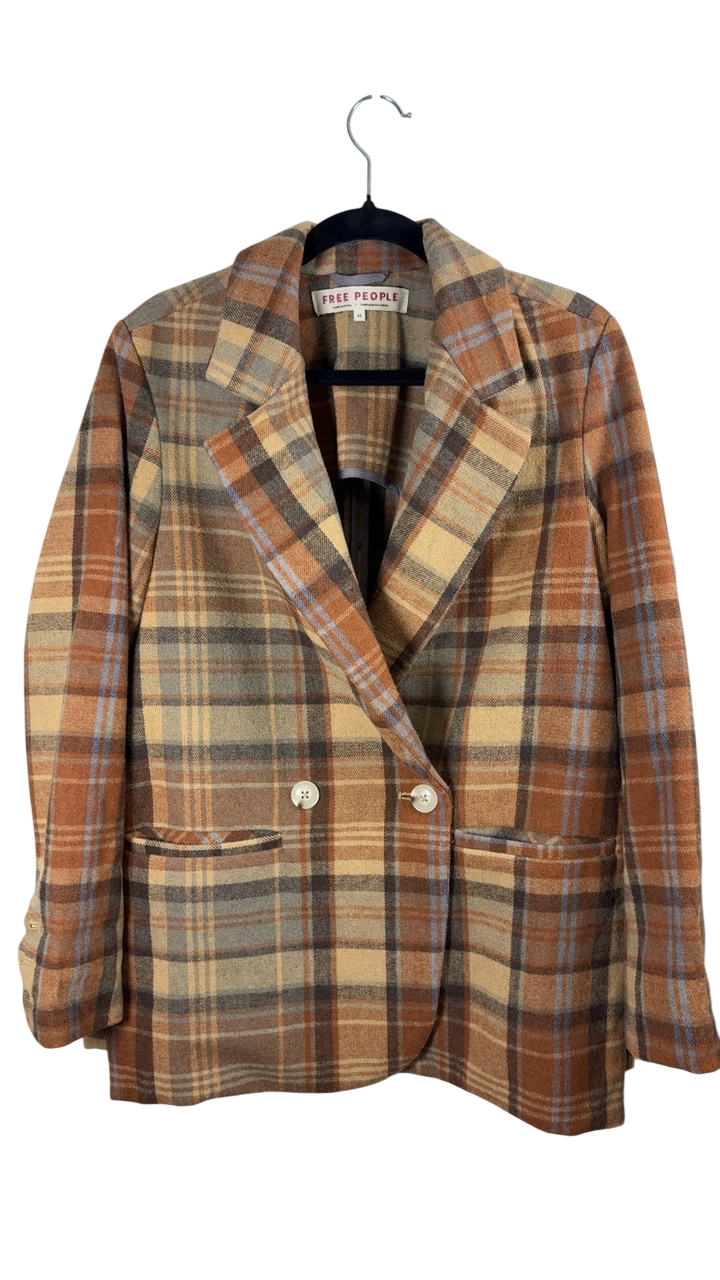 FREE PEOPLE Wool Blazer XS