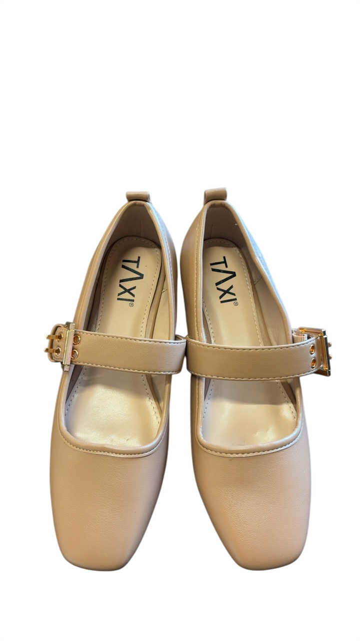 Taxi Mary Jane shoes Beige