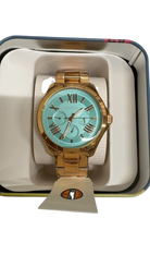 Fossil Watches Gold, Aqua