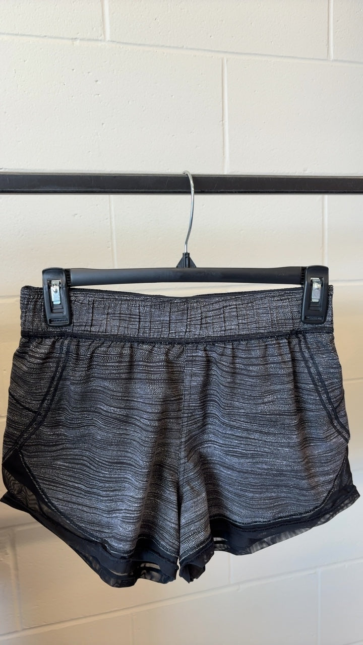 Lululemon Athletic Shorts 4 Gray and Black