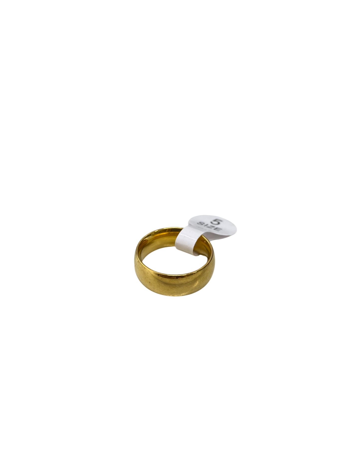 Gold Titanium Ring Size 5