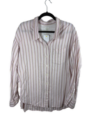 Wilfred Free Linen Blend Button Up Size M