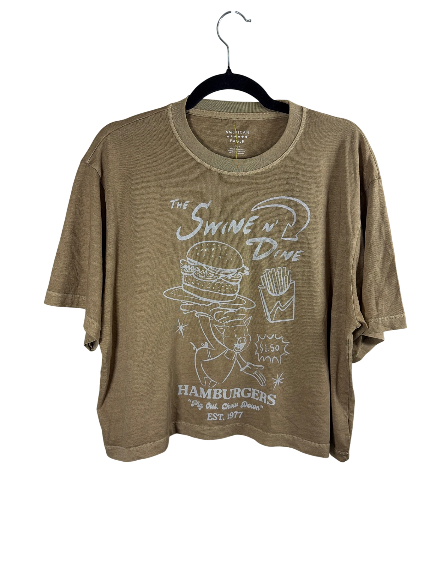 American Eagle Short Sleeve Top Size L