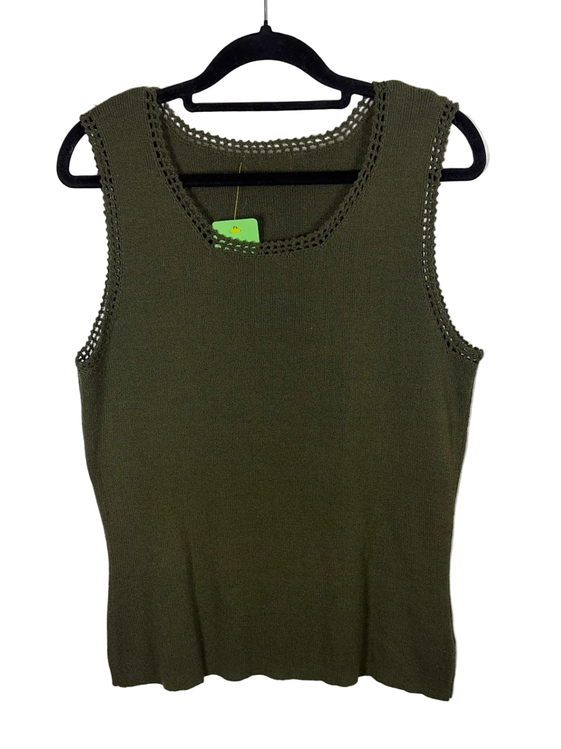 Thin Knit Sleeveless Top Size L