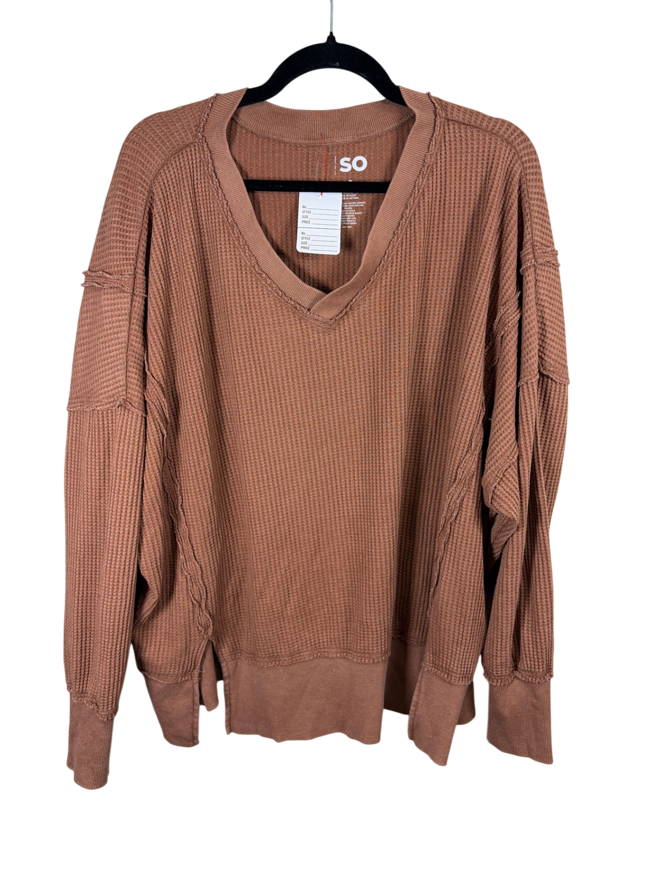 SO waffle knit Sweater Size S